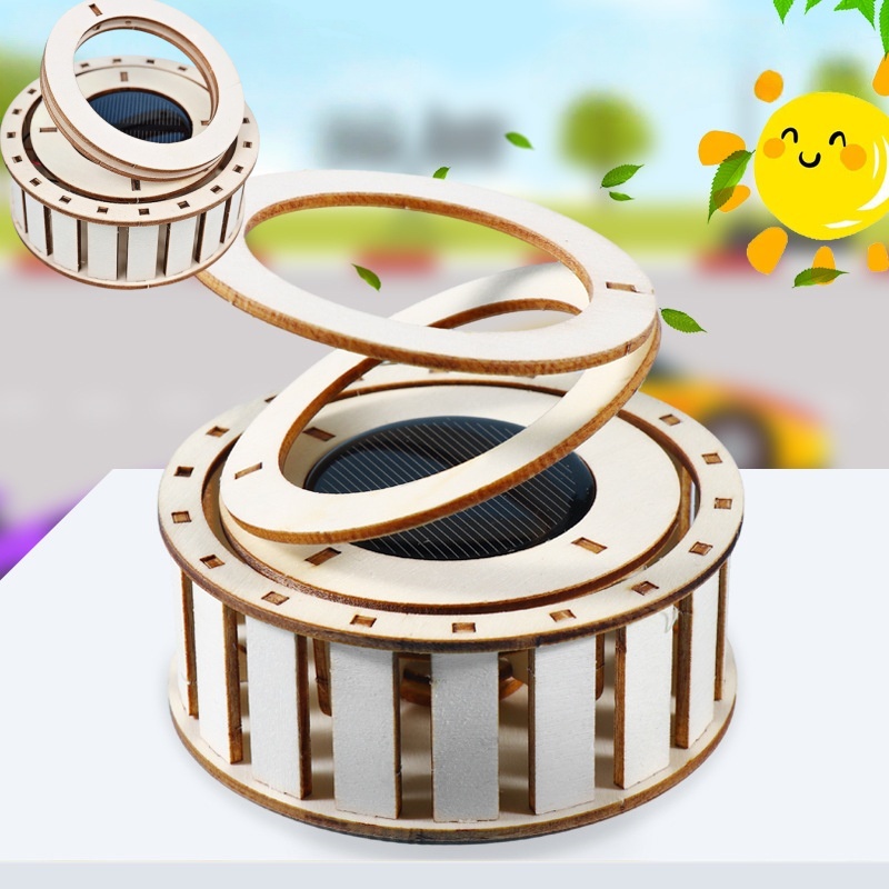 Science Toys Diy - 1 adet DIY güneş enerjili çift