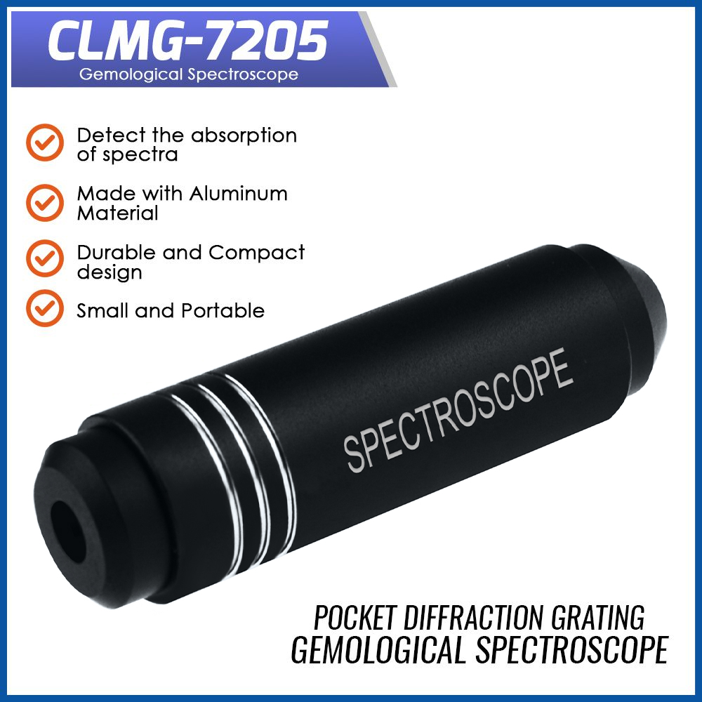 Spectroscope Handheld - Dayanıklı Kırınım Spektroskop Izgarası Mücevher Aracı