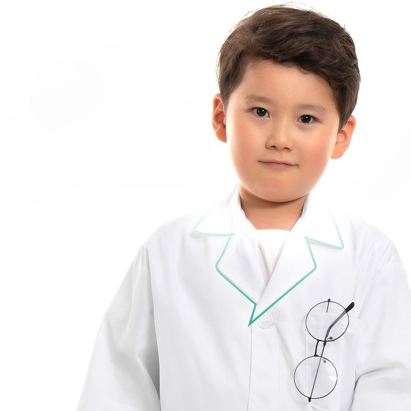 Science Experiment - Çocuk Beyaz Önlükler Doktorlar ve Hemşireler
