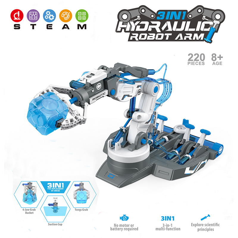 DIY monte hidrolik mekanik kol - Science Toys Diy incelemesi ve fiyatı