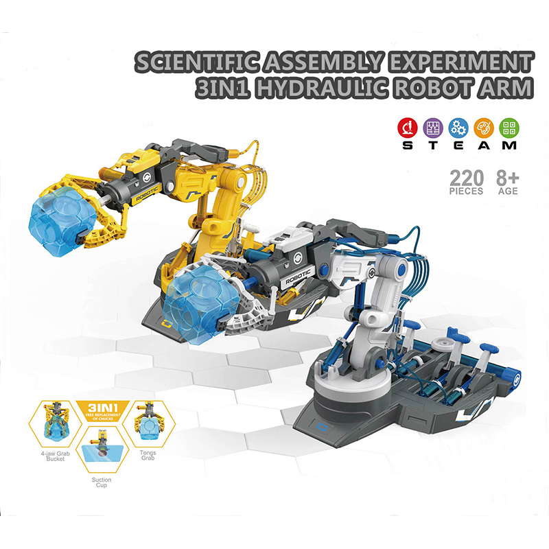 DIY monte hidrolik mekanik kol - Science Toys Diy incelemesi ve fiyatı