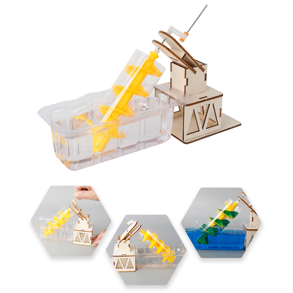 Bilimsel Deney Arşimet Su Çark - Science Toys Diy incelemesi ve fiyatı